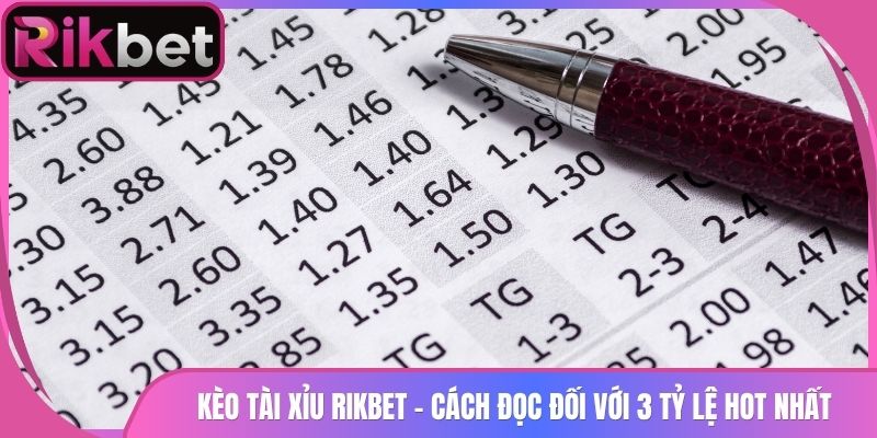 Kèo Tài Xỉu Rikbet - Cách Đọc Đối Với 3 Tỷ Lệ Hot Nhất 4 Kèo Tài Xỉu Rikbet – Cách Đọc Đối Với 3 Tỷ Lệ Hot Nhất